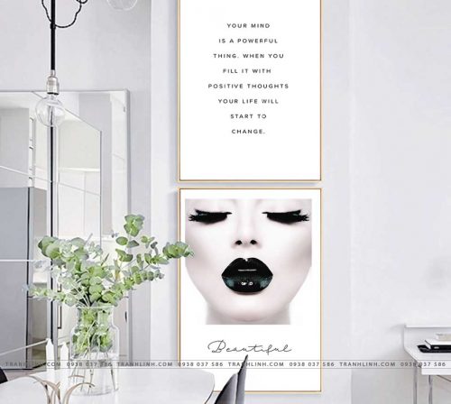 tranh canvas co gai 400