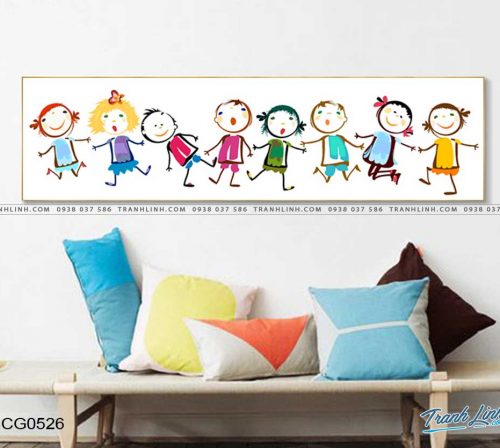 tranh canvas co gai 526