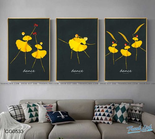 tranh canvas co gai 533