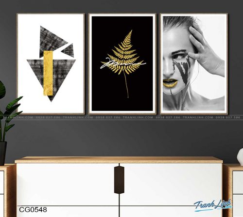 tranh canvas co gai 548