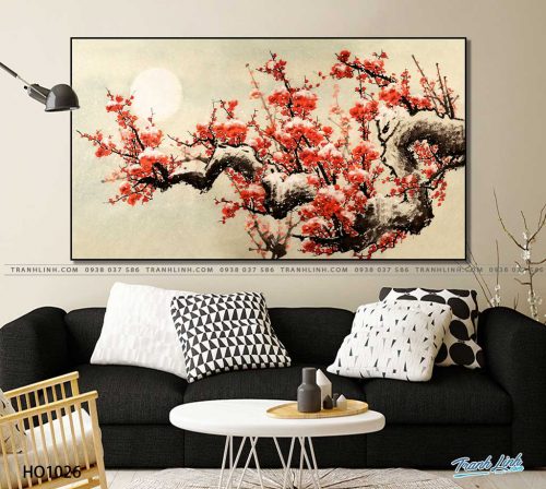 tranh canvas hoa 1026