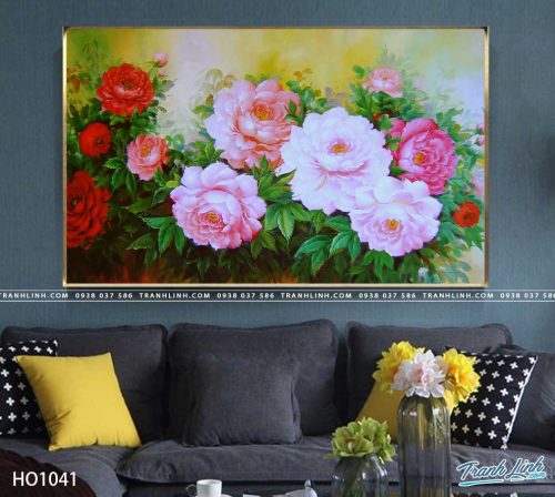 tranh canvas hoa 1041