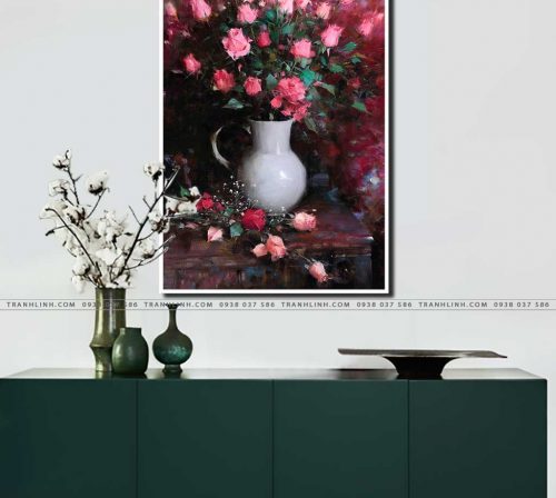 tranh canvas hoa 1068