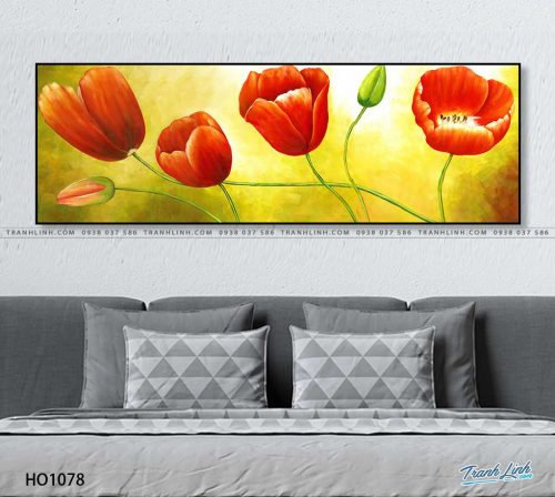 tranh canvas hoa 1078