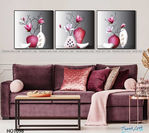 tranh canvas hoa 1098