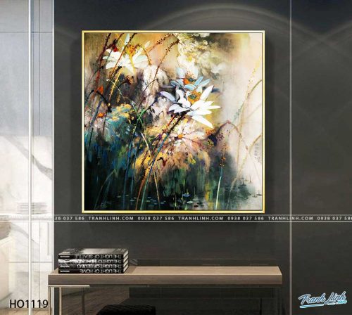 tranh canvas hoa 1119