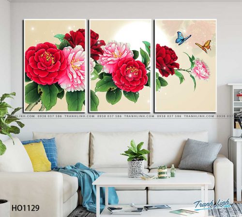 tranh canvas hoa 1129
