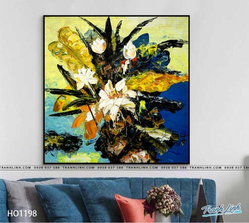 tranh canvas hoa 1198