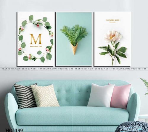 tranh canvas hoa 1199