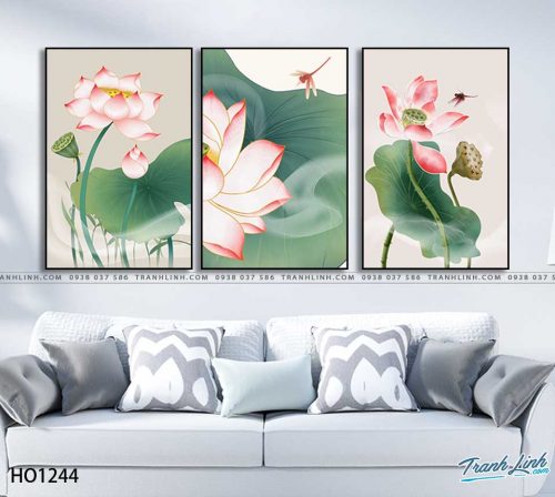 tranh canvas hoa 1244