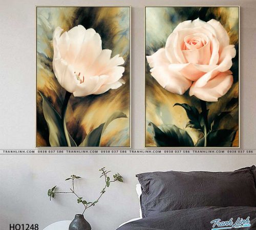 tranh canvas hoa 1248