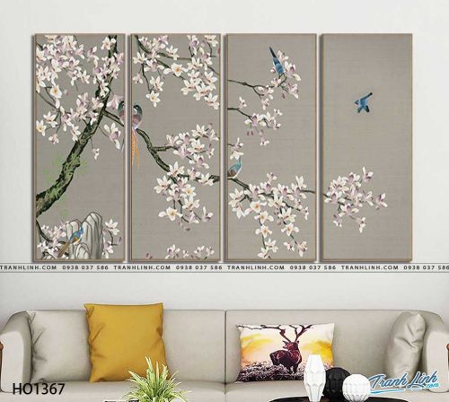 tranh canvas hoa 1367