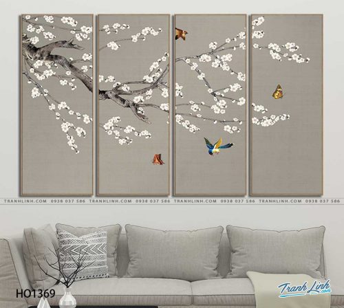 tranh canvas hoa 1369