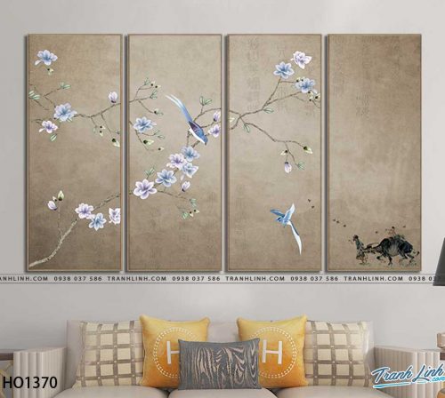 tranh canvas hoa 1370