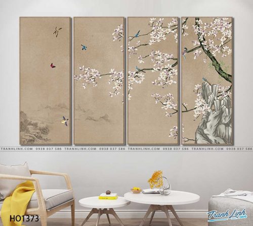 tranh canvas hoa 1373