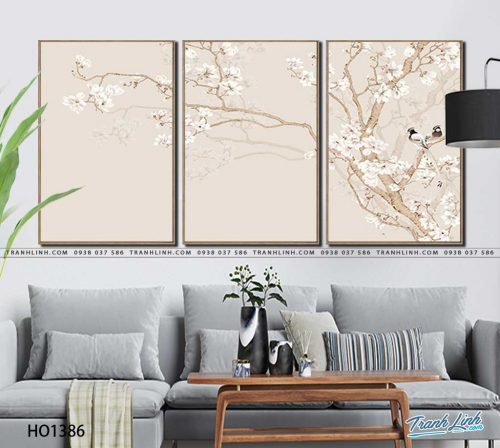 tranh canvas hoa 1386