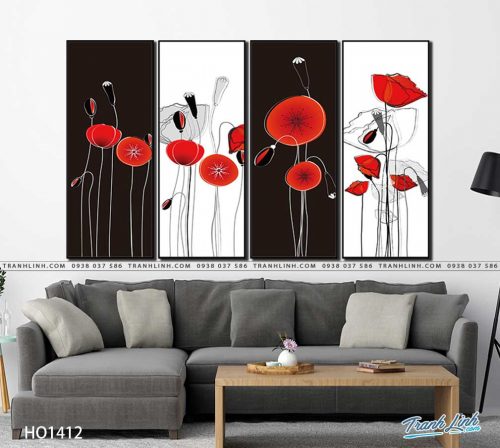 tranh canvas hoa 1412