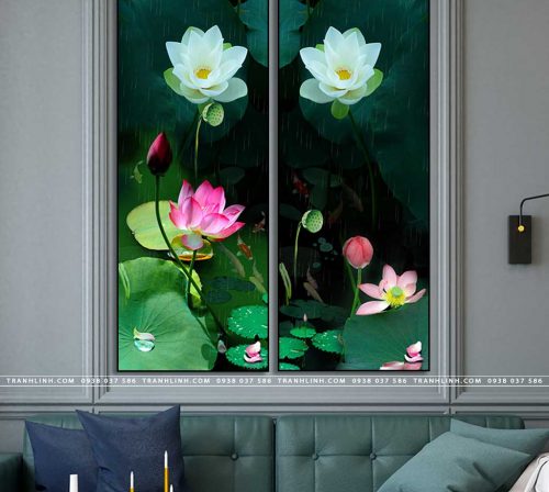 tranh canvas hoa 1430