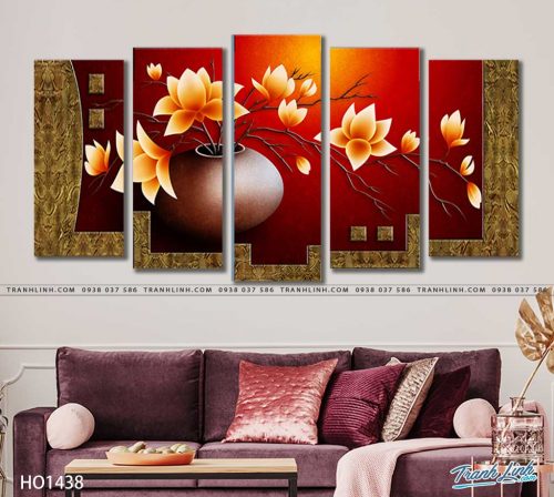 tranh canvas hoa 1438