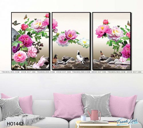 tranh canvas hoa 1442