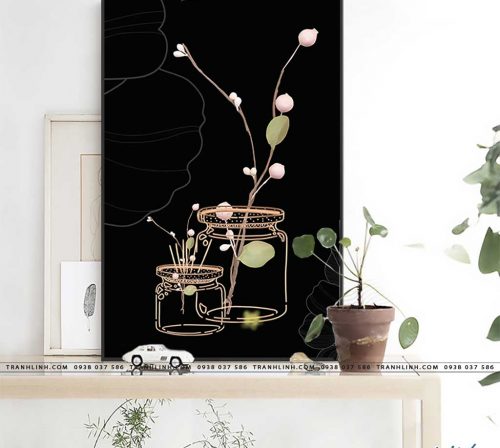 tranh canvas hoa 1582