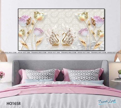 tranh canvas hoa 1658