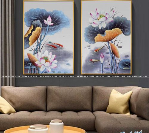 tranh canvas hoa 1682