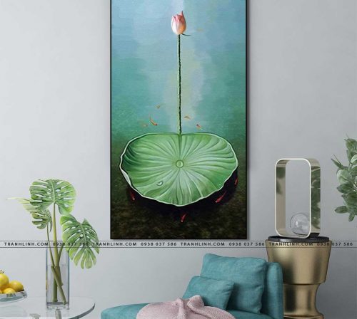 tranh canvas hoa 1691