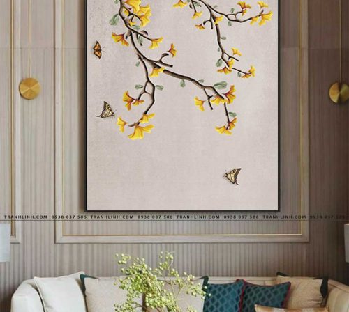 tranh canvas hoa 1697