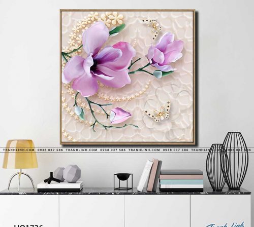 tranh canvas hoa 1736