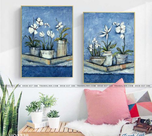 tranh canvas hoa 1738