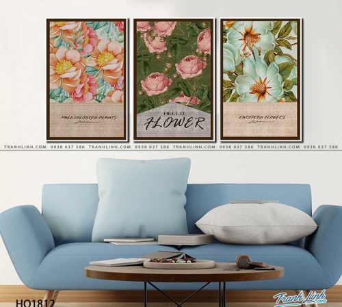 tranh canvas hoa 1812