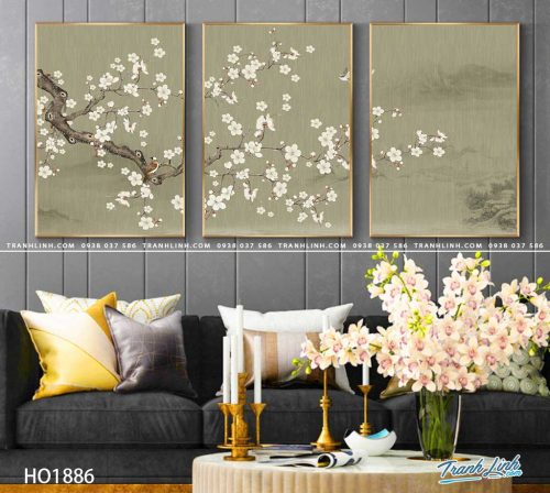 tranh canvas hoa 1886