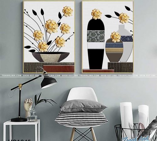 tranh canvas hoa 1945