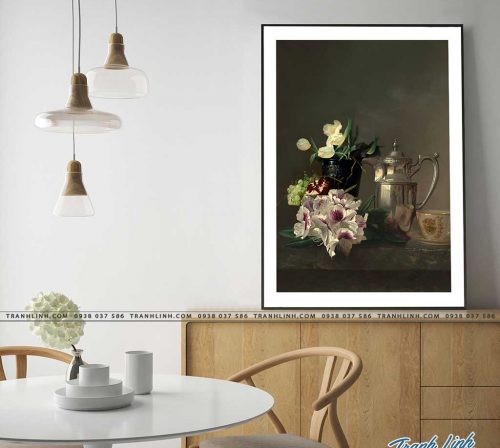 tranh canvas hoa 1955