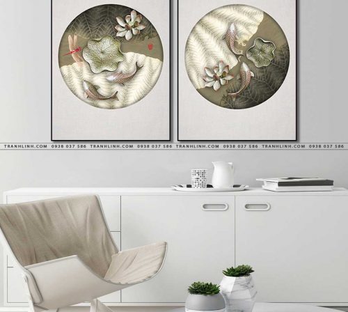 tranh canvas hoa 1967