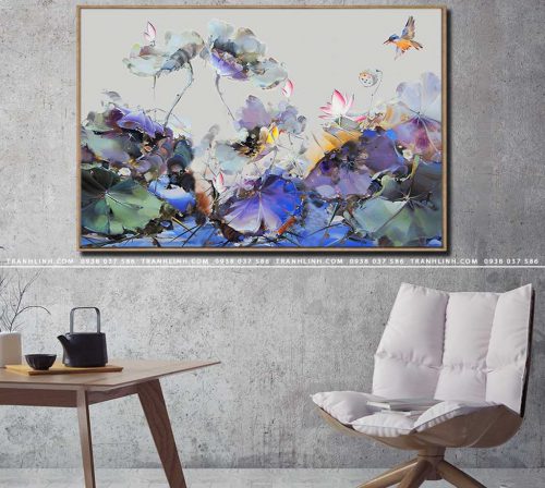 tranh canvas hoa 1997