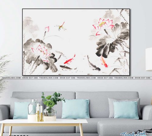 tranh canvas hoa 2006