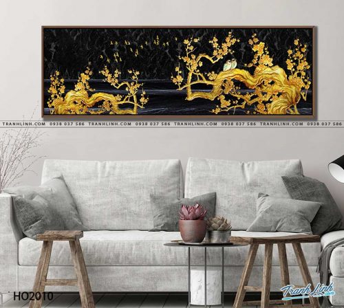 tranh canvas hoa 2010