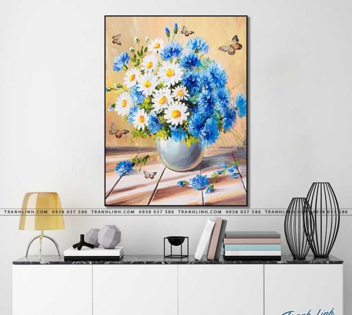 tranh canvas hoa 2022