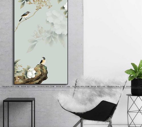 tranh canvas hoa 2027