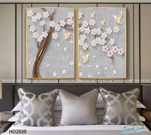 tranh canvas hoa 2030