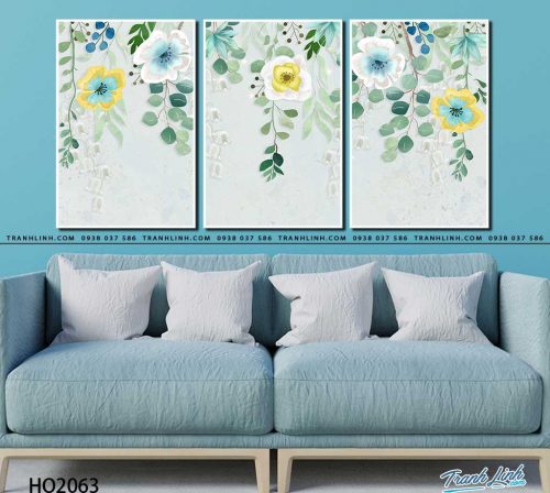 tranh canvas hoa 2063