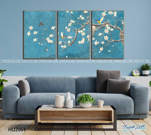 tranh canvas hoa 2064