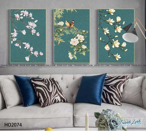 tranh canvas hoa 2074
