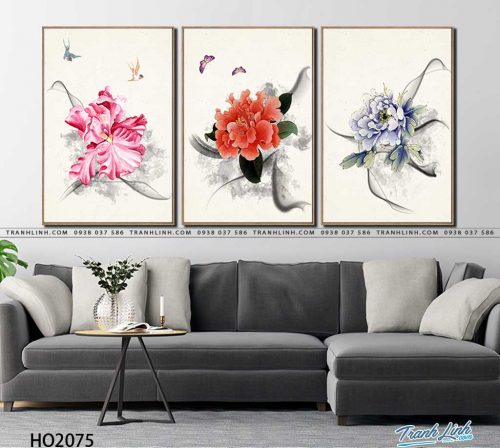 tranh canvas hoa 2075