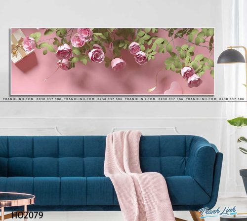 tranh canvas hoa 2079