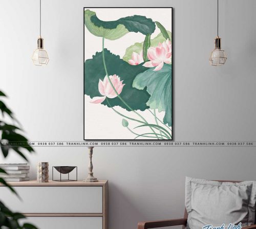 tranh canvas hoa 2107