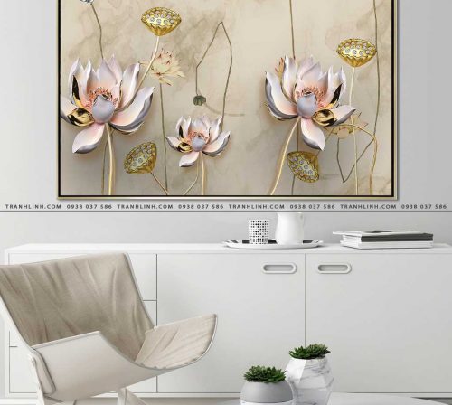 tranh canvas hoa 2125