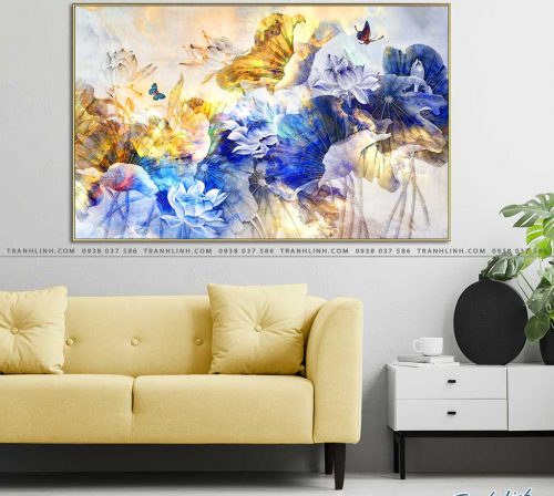 tranh canvas hoa 2140